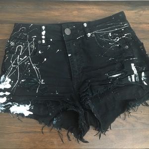 Hand painted shorts